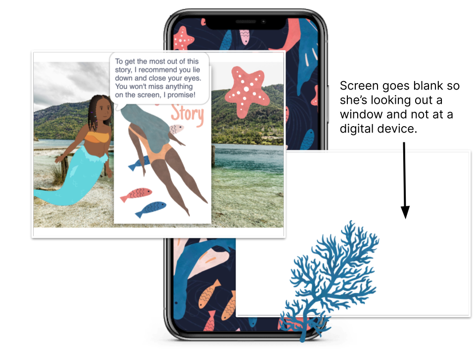 iPhone app delivery screen