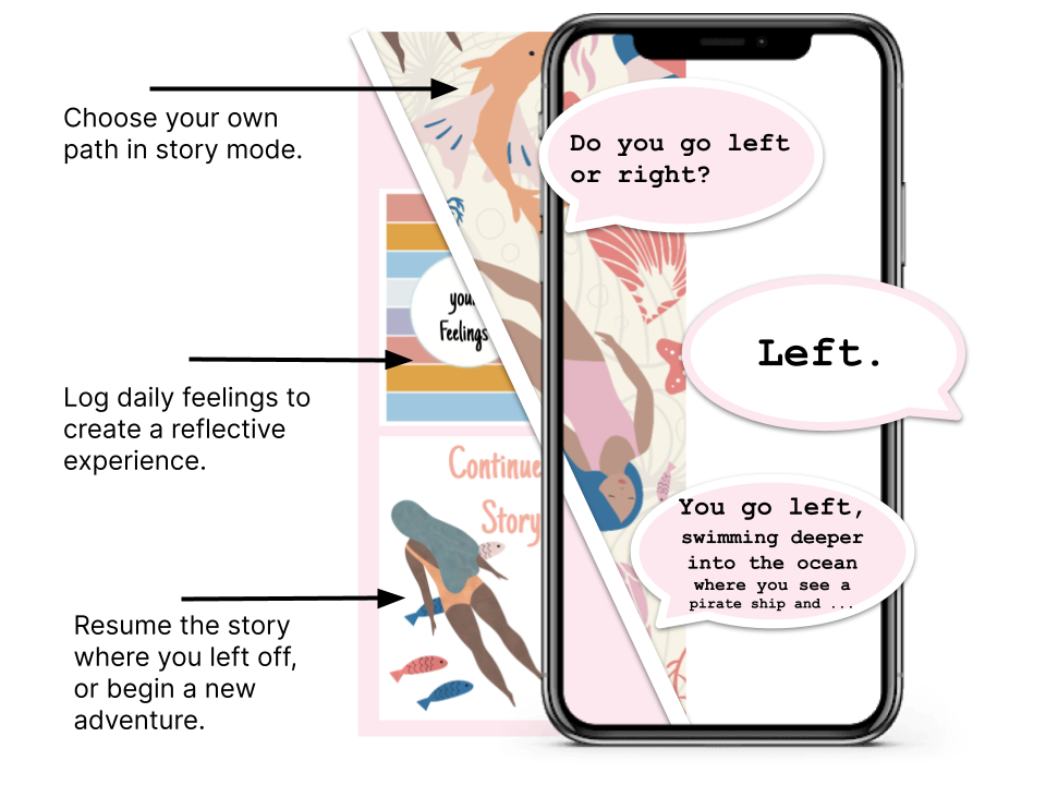 iPhone app preferences selection screen